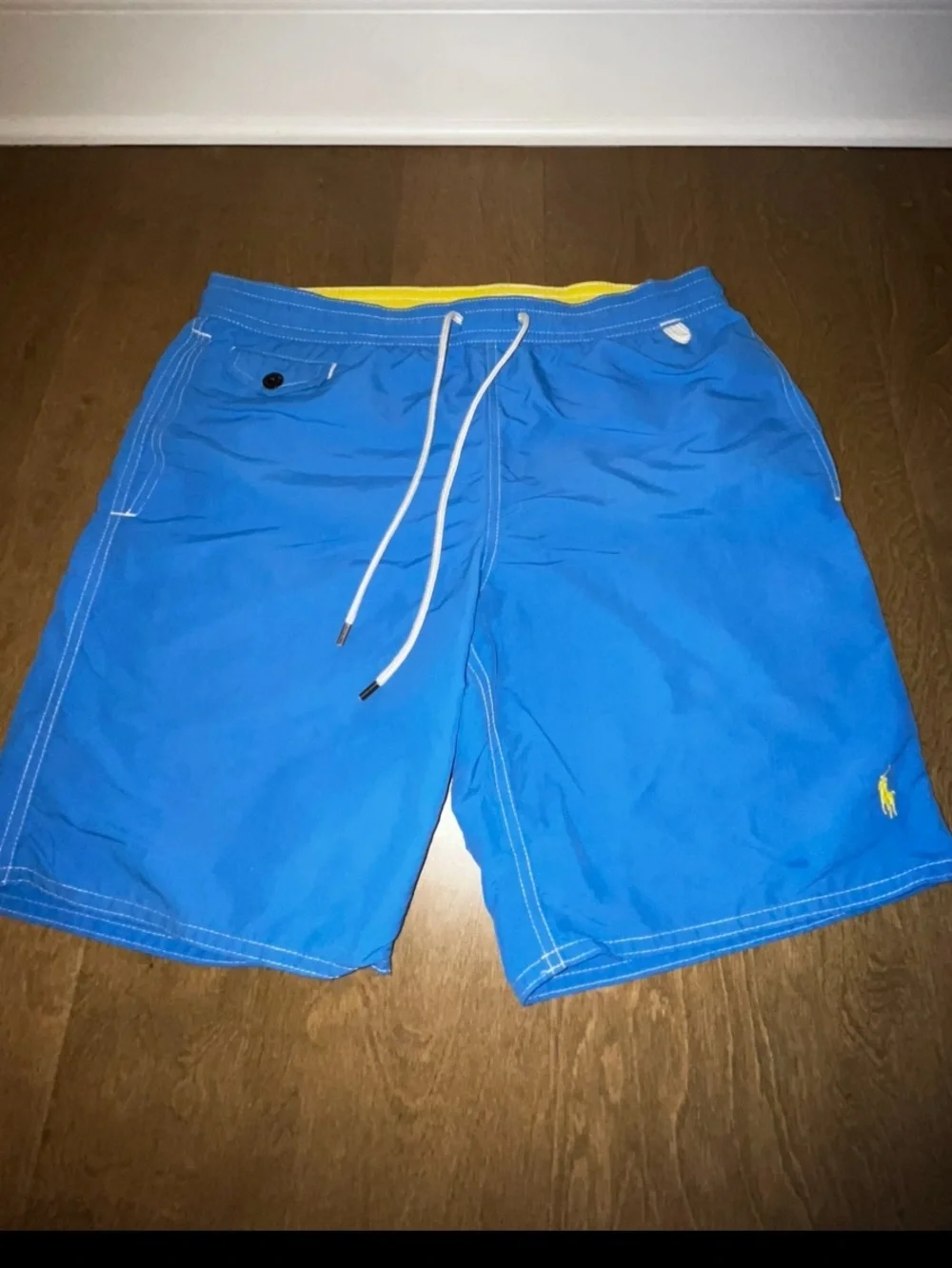 Polo Ralph Lauren Men’s Size Small 32” X 8” Blue Solid Board Short Swim Trunks
